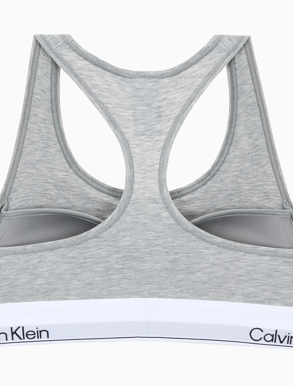 Buy 여성 아이콘 코튼 모달 AF 레이서백 브라렛 in color GREY HEATHER