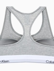 Buy 여성 아이콘 코튼 모달 AF 레이서백 브라렛 in color GREY HEATHER