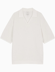 Buy 남성 이지핏 테크 니트 폴로 반팔 스웨터 in color TOFU