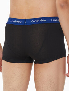 Buy 남성 코튼 스트레치 로우 라이즈 드로즈 5PK in color BLACK