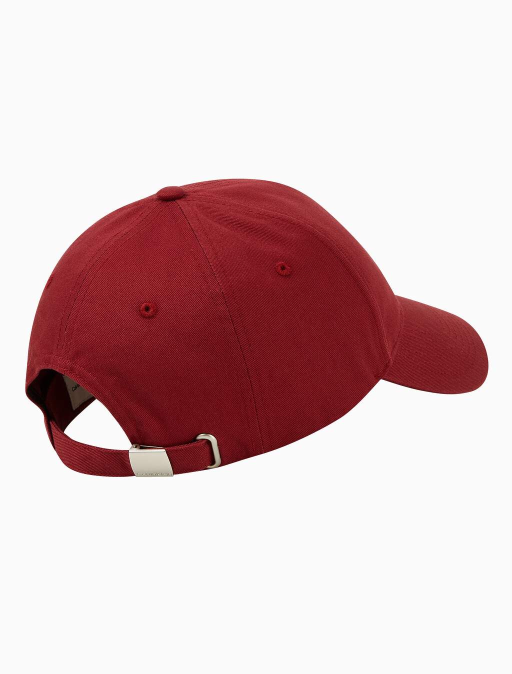 Buy 남녀공용 CKJ 모노그램 엠브로이더리 볼캡 in color Burgandy