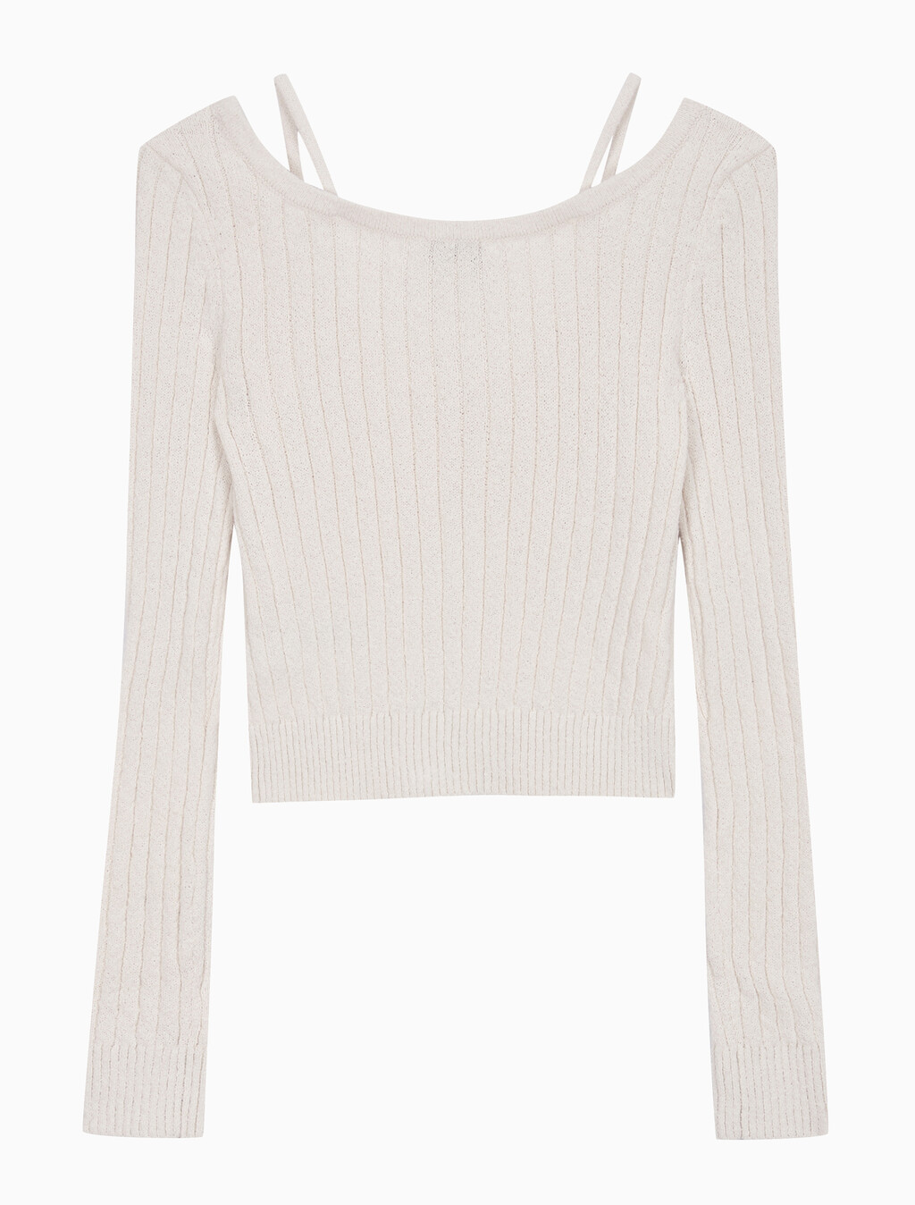 Buy 여성 L/S 스트랩 가디건 in color CHALK