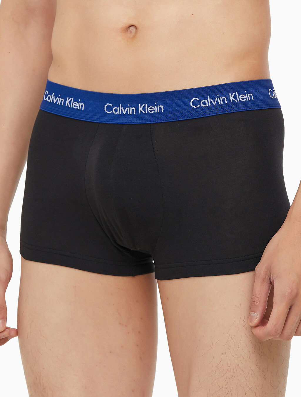 Buy 남성 코튼 스트레치 로우 라이즈 드로즈 5PK in color BLACK