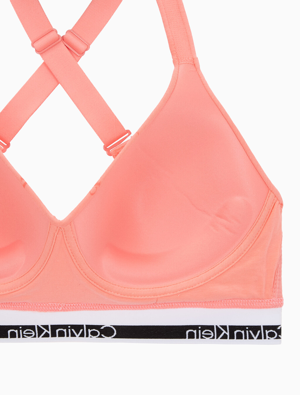 Buy 여성 아이콘 코튼 모달 리프트 브라렛 in color Coral