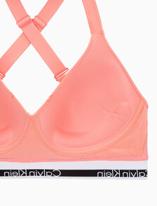 Buy 여성 아이콘 코튼 모달 리프트 브라렛 in color Coral