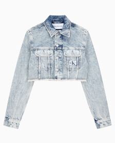 Buy 여성 익스트림 90's 크롭 데님 재킷 in color 028A CHALKY BLU