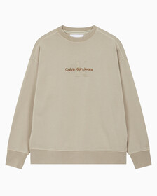 Buy 남성 모노로고 내츄럴 크루넥 in color BEIGE