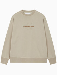 Buy 남성 모노로고 내츄럴 크루넥 in color BEIGE