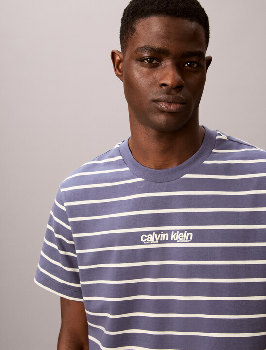 스트라이프 이지 올나잇 로고 티