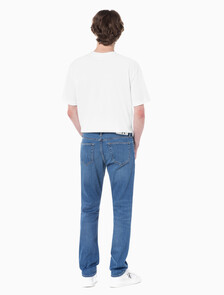 Buy 남성 어센틱 스트레이트핏 미드블루 37.5 기능성 데님 in color CHALKY BLUE