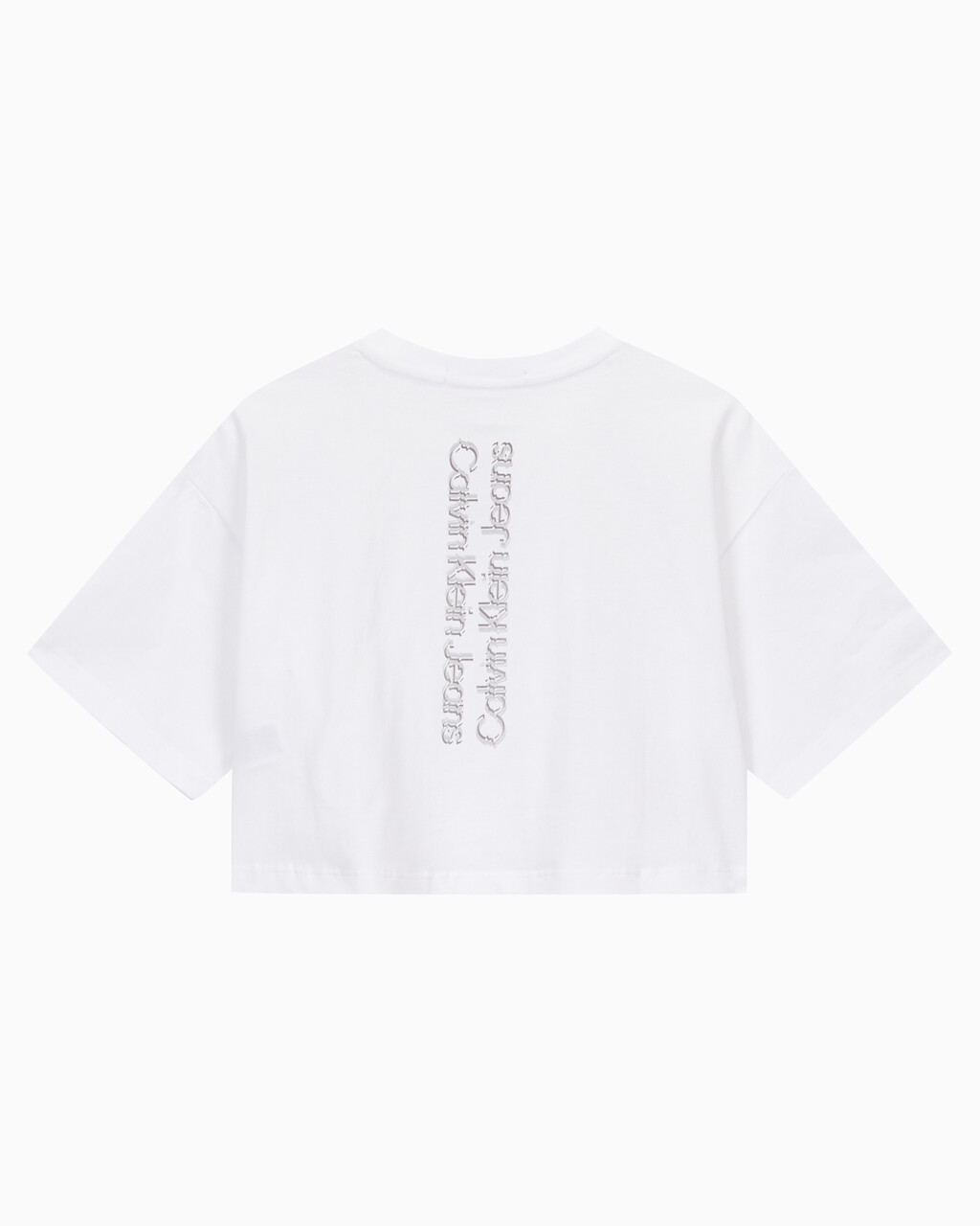 Buy 여성 그래픽 크롭 반팔 티셔츠 in color BRIGHT WHITE