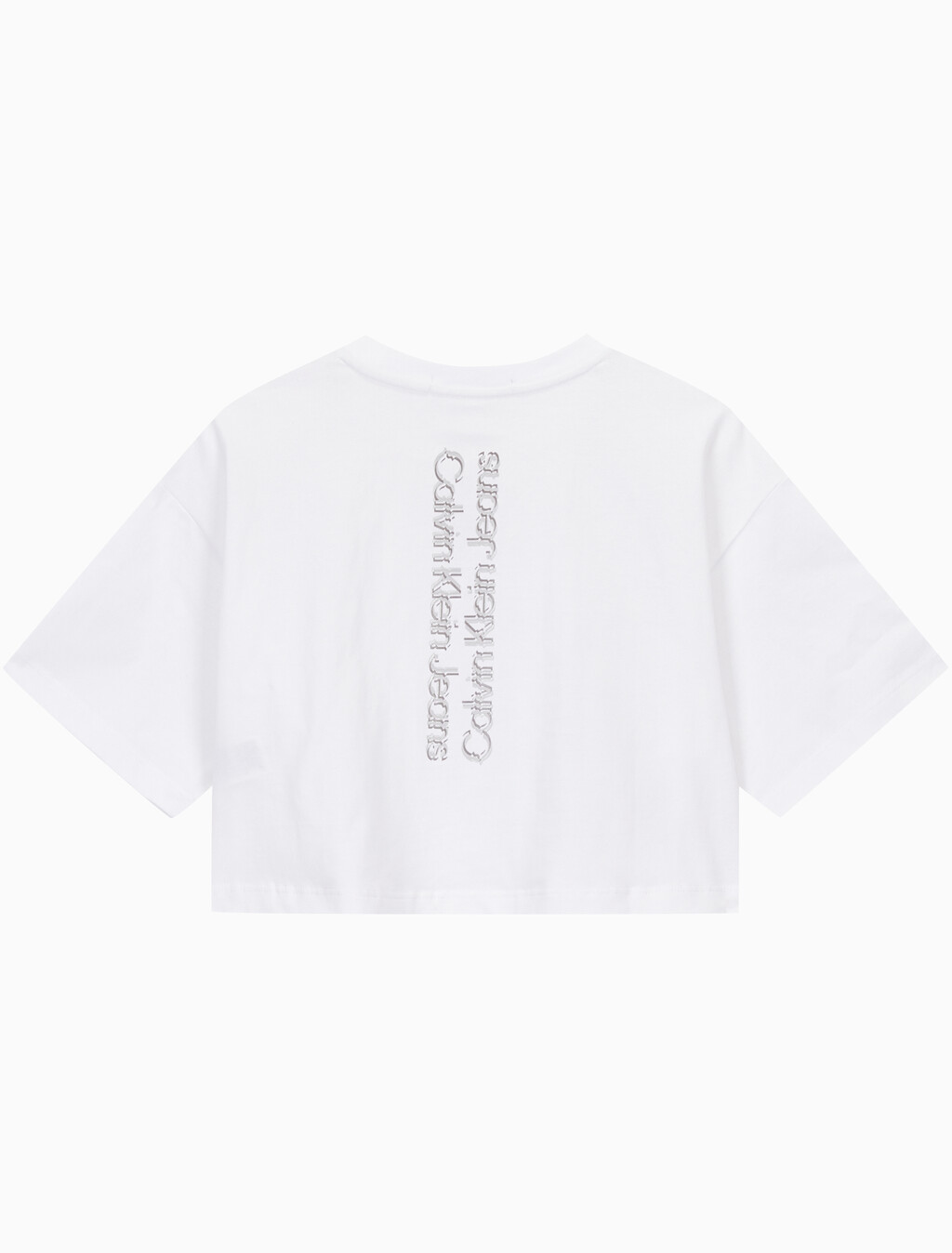 Buy 여성 그래픽 크롭 반팔 티셔츠 in color BRIGHT WHITE