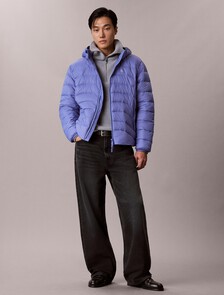 Buy 유니섹스 쉬어 라이트 다운 자켓 in color BLEACHED DENIM