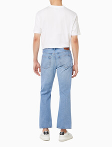 Buy 남성 부츠컷 진 in color Light blue