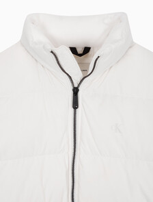 Buy 남성 베이직 에센셜 다운 푸퍼 자켓  in color WHITE
