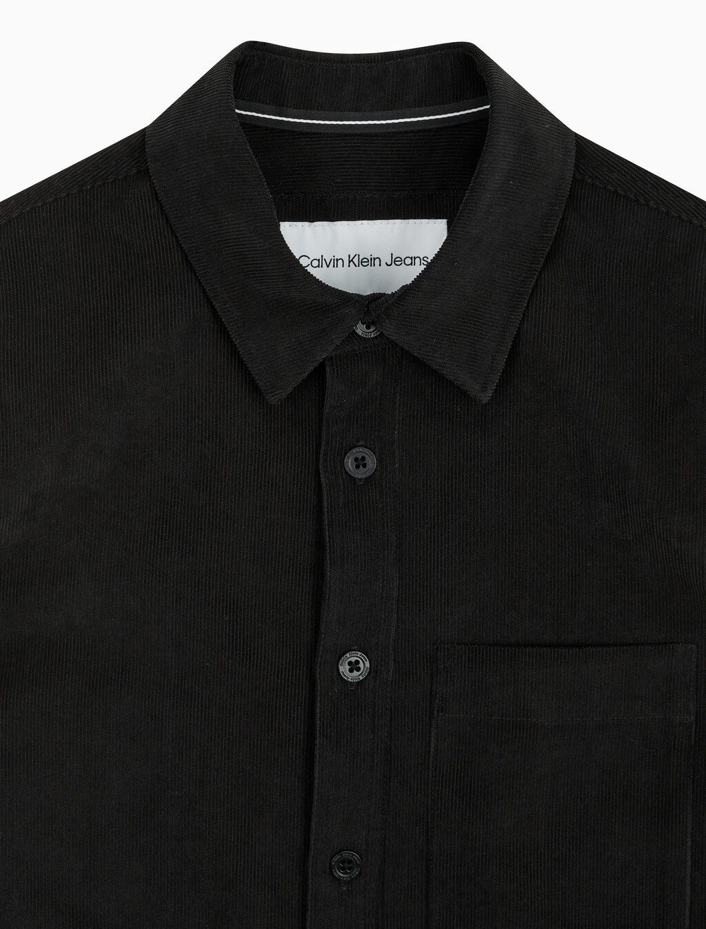 Buy 남성 레귤러핏 코듀로이 셔츠 in color CK BLACK