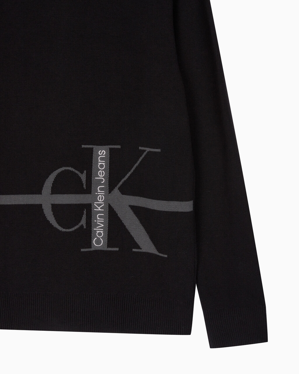 Buy 남성 스트라이프 CK 로고 코튼 가디건 in color CK BLACK