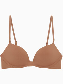 Buy 여성 미니멀리스트 AF 와이어프리 푸쉬업 in color BROWN