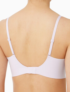 Buy 여성 인비져블 마이크로파이버 스트레치 AF 와이어프리 푸쉬업 in color LIGHT PURPLE