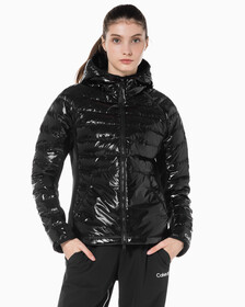Buy 여성 슬림핏 다운 재킷 in color BLACK