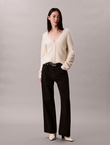 Buy 여성 L/S 버튼업 가디건 in color BRILLIANT WHITE