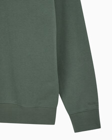Buy 남성 레귤러핏 CK 뱃지 로고 기모 스웨트셔츠 in color KHAKI