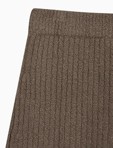 Buy 여성 셔닐 미니 스커트 in color BROWN