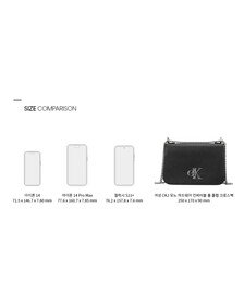 Buy 여성 CKJ 모노 하드웨어 컨버터블 풀 플랩 크로스백 in color BLACK