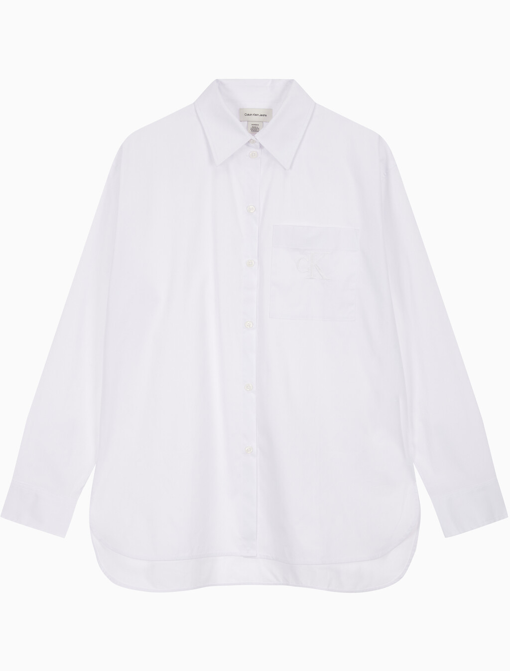 Buy 여성 포플린 릴렉스드 핏 셔츠 in color BRILLIANT WHITE