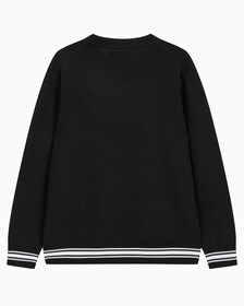 Buy 남성 바시티 스웨터 in color CK BLACK