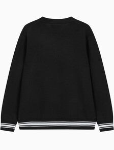 Buy 남성 바시티 스웨터 in color CK BLACK