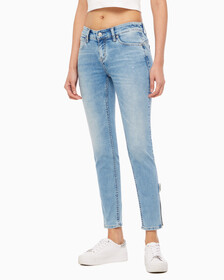 Buy 여성 바디핏 라이트블루 37.5 기능성 데님 in color 028A CHALKY BLU
