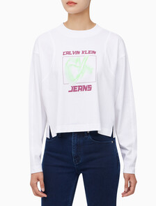 Buy 여성 하이퍼 리얼 롱슬리브 패션티 in color BRIGHT WHITE