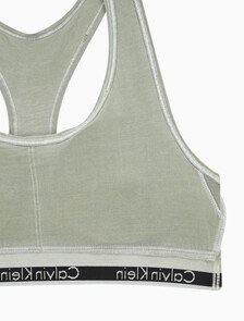 Buy 여성 모던코튼 미네랄 AF 라이틀리 라인드 브라렛 in color ECO GREEN