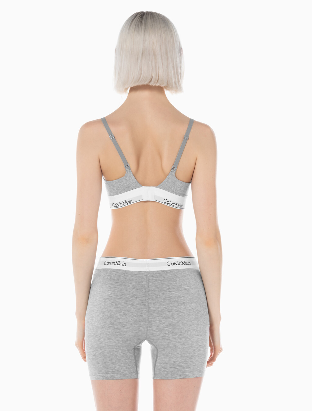 Buy 여성 모던코튼 박서 브리프 in color GREY HEATHER