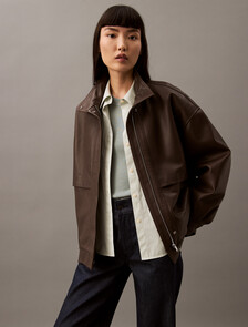 Buy 여성 롱슬리브 테크 메리노 울 크루넥 스웨터 in color KHAKI GREY