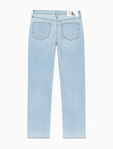 Buy 남성 90's 스트레이트핏 라이트블루 에코 쿨 데님 in color CHALKY BLUE