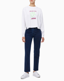 Buy 여성 하이퍼 리얼 롱슬리브 패션티 in color BRIGHT WHITE