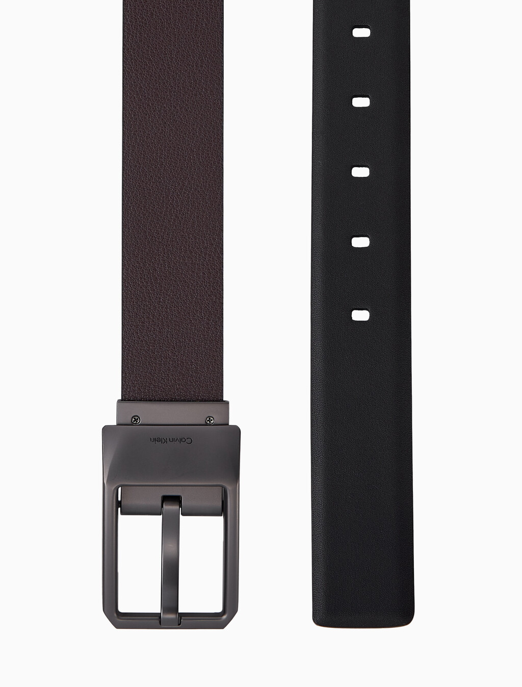 Buy 남성 CKJ 페이스티드 양면 벨트 35mm in color BLACK/BROWN