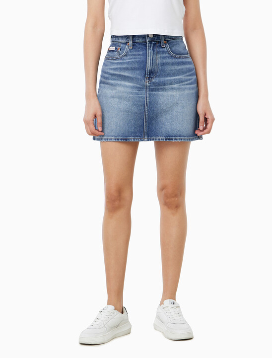 여성 90s 미니 스커트