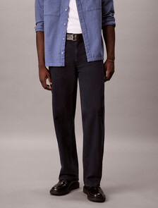Buy 남성 90s 스트레이트 인디고 페더 데님 in color INDIGO FEATHER