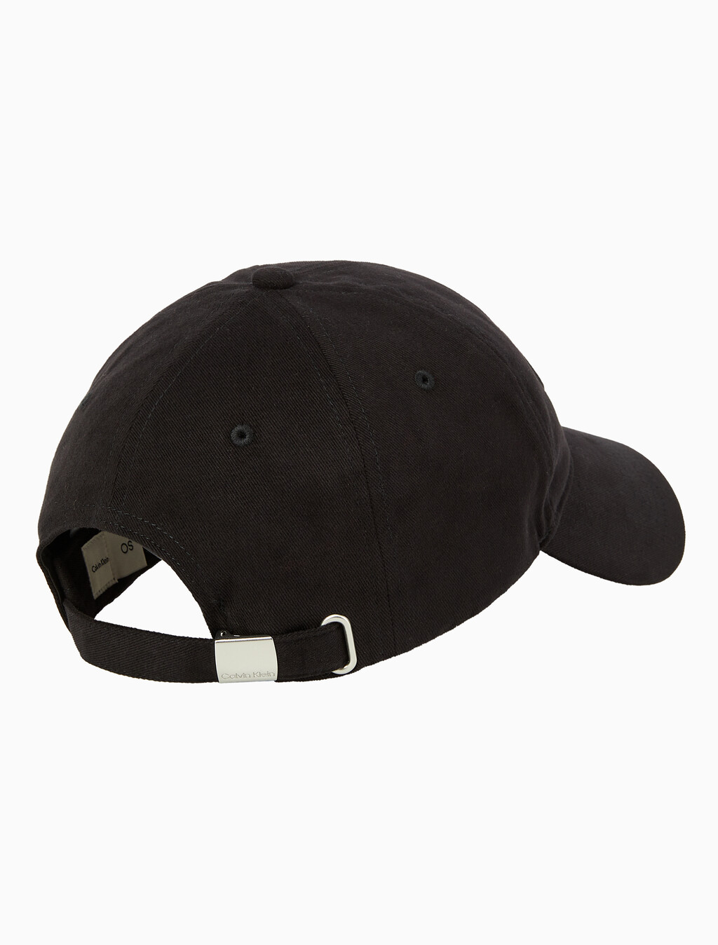 Buy 남녀공용  라지 레이어드 모노그램 자수 로고 볼캡 in color BLACK