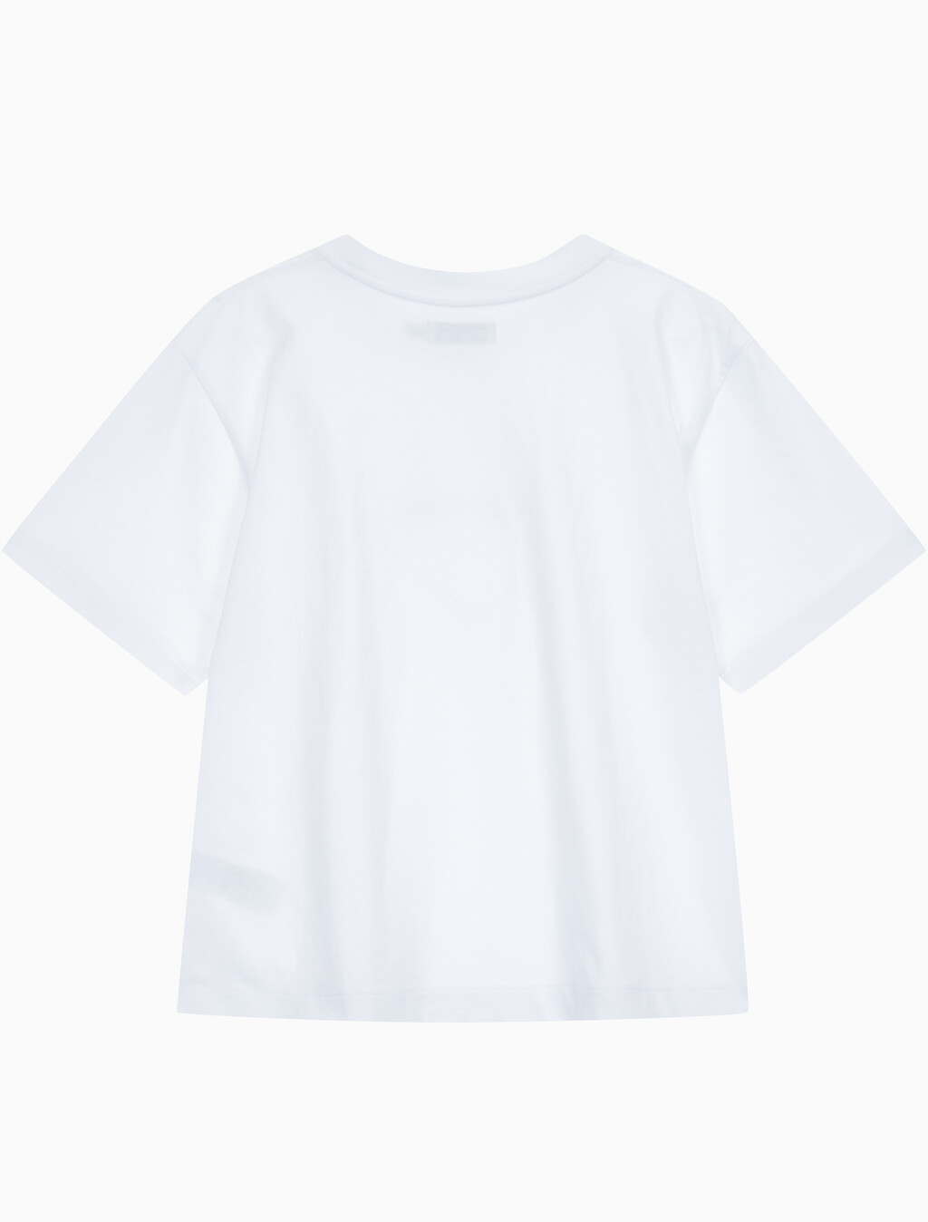 Buy 여성 릴렉스드 스탠다드로고 크루넥 반팔 티셔츠  in color BRILLIANT WHITE