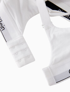 Buy 여성 모던 코튼 리프트 브라렛 in color WHITE