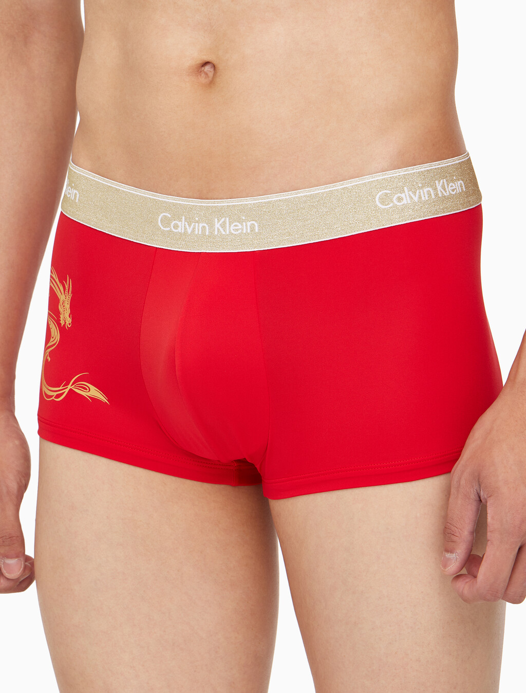 Buy 남성 CNY 드래곤 로우라이즈 드로즈 in color ROUGE