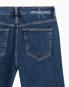 Buy 남성 90's 스트레이트핏 기모 미드블루 데님 in color MID BLUE BACK EMBRO