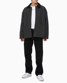 Buy 남성 쉐르파 숏 코트 자켓 in color BLACK
