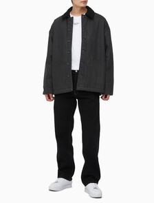 Buy 남성 쉐르파 숏 코트 자켓 in color BLACK