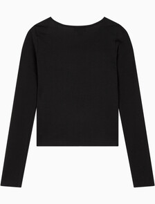 Buy 여성 컷 아웃 탑 in color CK BLACK