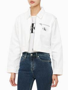 Buy 여성 집 데님 자켓 in color CHALKY BLUE